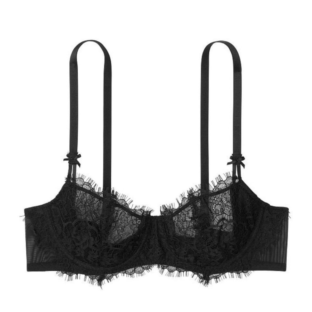 Victoria’s Secret 36C Dream Angels Wicked Unlined Balconette Bra Black